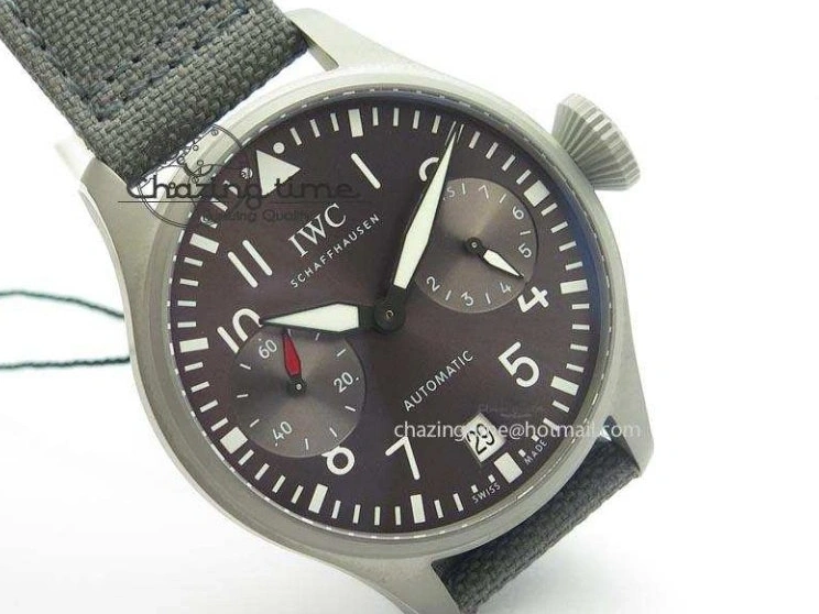 MIROTIME 0428 SunProtective Big Pilot Real PR IW500910 “Patrouille Suisse” ZF 1:1 Best Edition On Gray Nylon Strap 7278